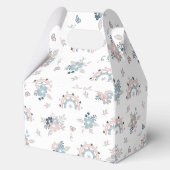 Blume und Boho Nahtloses Muster Geschenkschachtel (Rückseite)