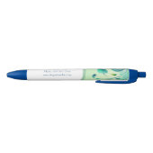 Blume und Border Pen Kugelschreiber (Unterseite)