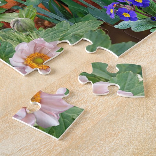 Blume und Bücher Puzzle (Seite)