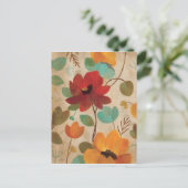 Blume und Buds Postkarte (Stehend Vorderseite)