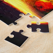 Blume und Burg Puzzle (Seite)