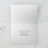 Blume und Bushel Basket Sympathy Card Karte (Innenseite)