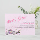 Blume und Butterfliegen zum Hochzeitspferd Einladung (Stehend Vorderseite)