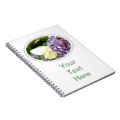 Blume und Butterfly Notizblock (Rechte Seite)