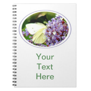 Blume und Butterfly Notizblock