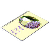 Blume und Butterfly Notizblock (Linke Seite)