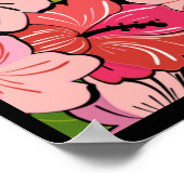 Blume und das Herz der Leidenschaft Poster (Ecke)