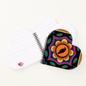 Blume und das Raven-Notebook Notizblock (Innenseite)