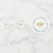 Blume und Dosen Konfetti (Rückseiten)