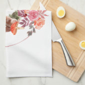 Blume und Eichhörnchen Handtuch (Viertel Falte)