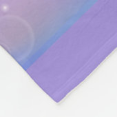 Blume und Eier auf farbenfrohen pastellfarbenen Un Fleecedecke (Ecke)