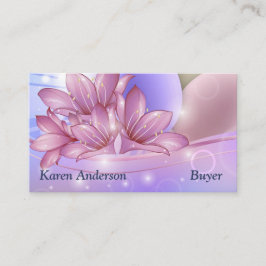 Blume und Eier auf farbenfrohen pastellfarbenen Un Visitenkarte