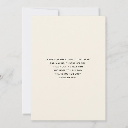 Blume und Eiffelturm im Pariser Muster Dankeskarte (Rückseite)