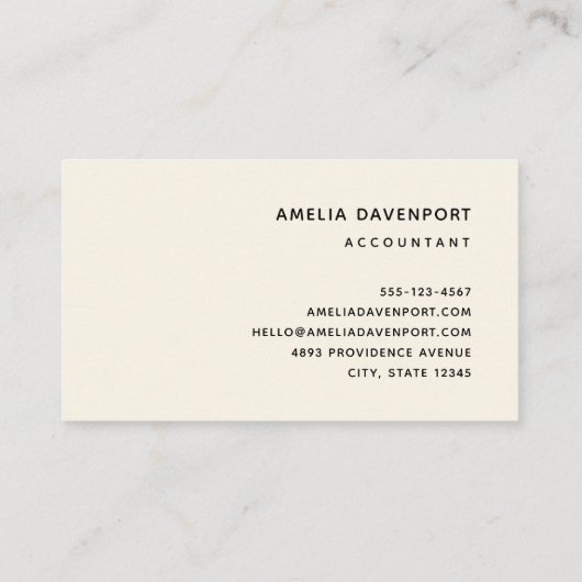 Blume und Eiffelturm im Pariser Muster Visitenkarte (Rückseite)