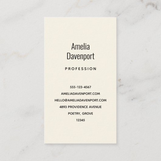 Blume und Eiffelturm im Pariser Muster Visitenkarte (Rückseite)