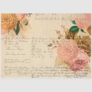 Blume und Ephemera Design Serie #10 Seidenpapier
