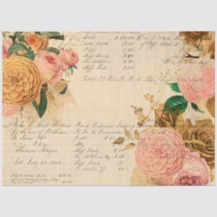 Blume und Ephemera Design Serie #9 Seidenpapier