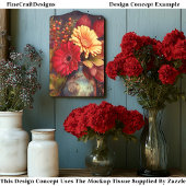 Blume und Erinnerungen im Herbst unterzeichnen DQ2 Seidenpapier