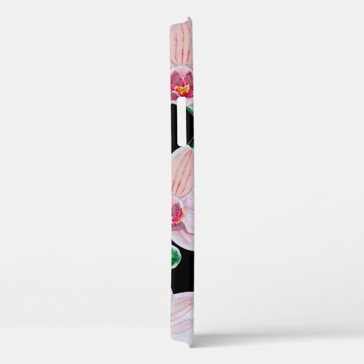 Blume und Eukalyptus-Blätter a Case-Mate iPhone Hülle (Rückseite / Rechts)