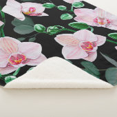 Blume und Eukalyptus-Blätter a Sherpadecke (3/4)