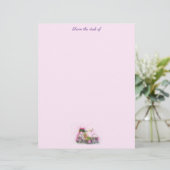 Blume und Fahrradindustrie Briefbogen (Stehend Vorderseite)