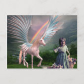 BLUME UND FANTASIEN POSTKARTE (Vorderseite)