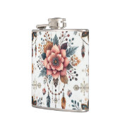 Blume und Federn Flachmann (Links)