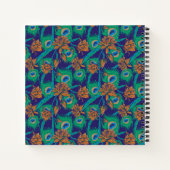 Blume und Federn Notizblock (Rückseite)