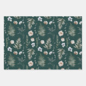 Blume und Fern Blätter Forest Floral Botanical (Vorderseite)