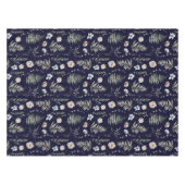 Blume und Fern Blätter Forest Floral Botanical Tischdecke (Vorderseite (Horizontal))