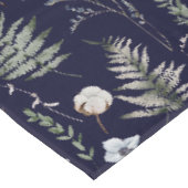 Blume und Fern Blätter Forest Floral Botanical Tischdecke (Schrägansicht)