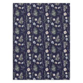 Blume und Fern Blätter Forest Floral Botanical Tischdecke (Vorderseite)