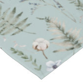 Blume und Fern Blätter Forest Floral Botanical Tischdecke (Schrägansicht)