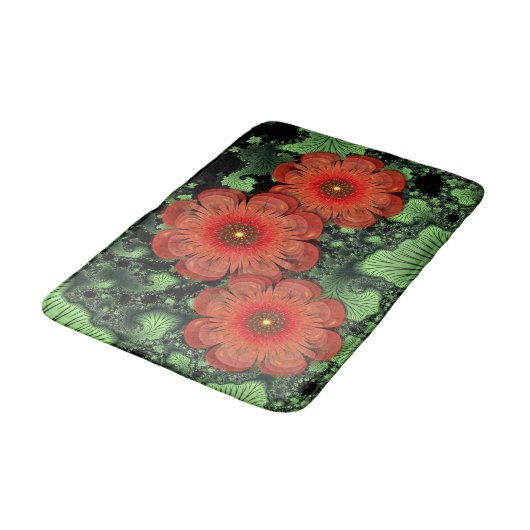 Blume und Fernen Bath Mat Badematte (Schrägansicht)