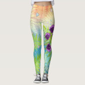 Blume und Ferns Leggings (Vorderseite)