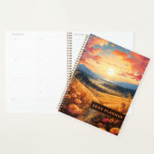 Blume und Fernsicht auf die Berge Planer (Anzeige)