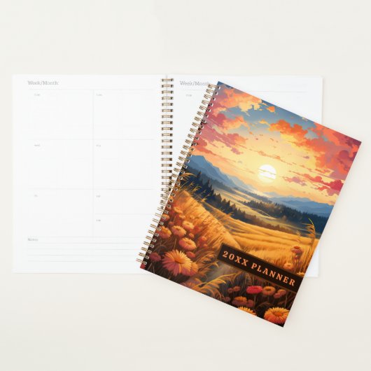 Blume und Fernsicht auf die Berge Planer (Anzeige)