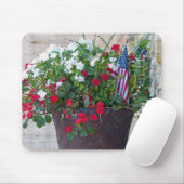 Blume und Flaggen Mousepad (Mit Mouse)