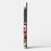 Blume und fließendes Wasser, japanisches Design Case-Mate iPhone Hülle (Rückseite / Links)