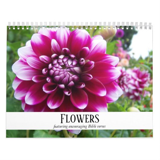 Blume und Förderung von Bibelversen Kalender (Titelbild)