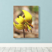 Blume und Freund der Waldforelle Leinwanddruck (Insitu (Holzboden))