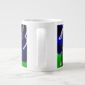 Blume und Frosch im Frühjahr Jumbo-Tasse (Rückseite)