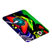 Blume und Frosch im Frühjahr Magnet (Rechte Seite)