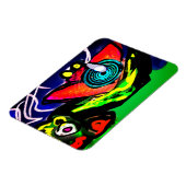 Blume und Frosch im Frühjahr Magnet (Linke Seite)