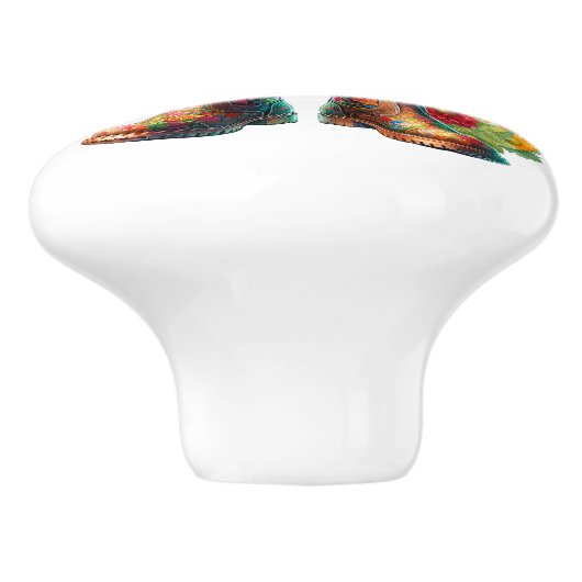 Blume und Garden Boots, Version 2 Keramikknauf (Seitenansicht)