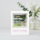 Blume und Garten Postkarte (Stehend Vorderseite)