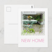 Blume und Garten Postkarte (Vorne/Hinten)