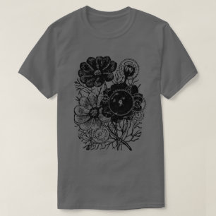 Blume und Geflügel T-Shirt