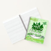 Blume und Gem May Lace Lrge Notizblock (Innenseite)