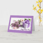 Blume und Geschenke Muttertag Karte (Gelbe Blume)